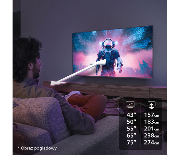 PHILIPS 55" 55PUS7810 4K QLED, Pixel Precise Ultra HD, HDR10+ - 1335608 - zdjęcie 7